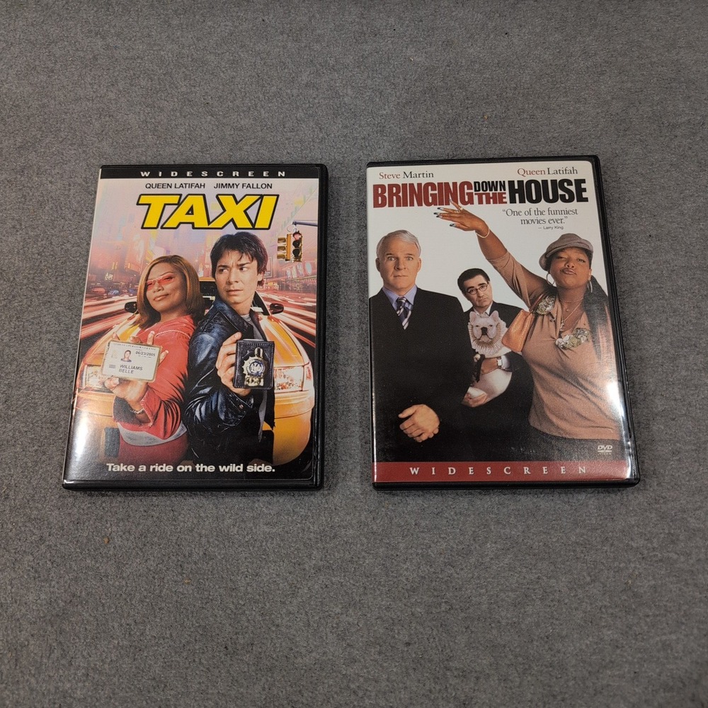 Queen Latifah DVD Bundle Taxi Widescreen Bringing Down the House Steve Martin - Picture 1 of 1